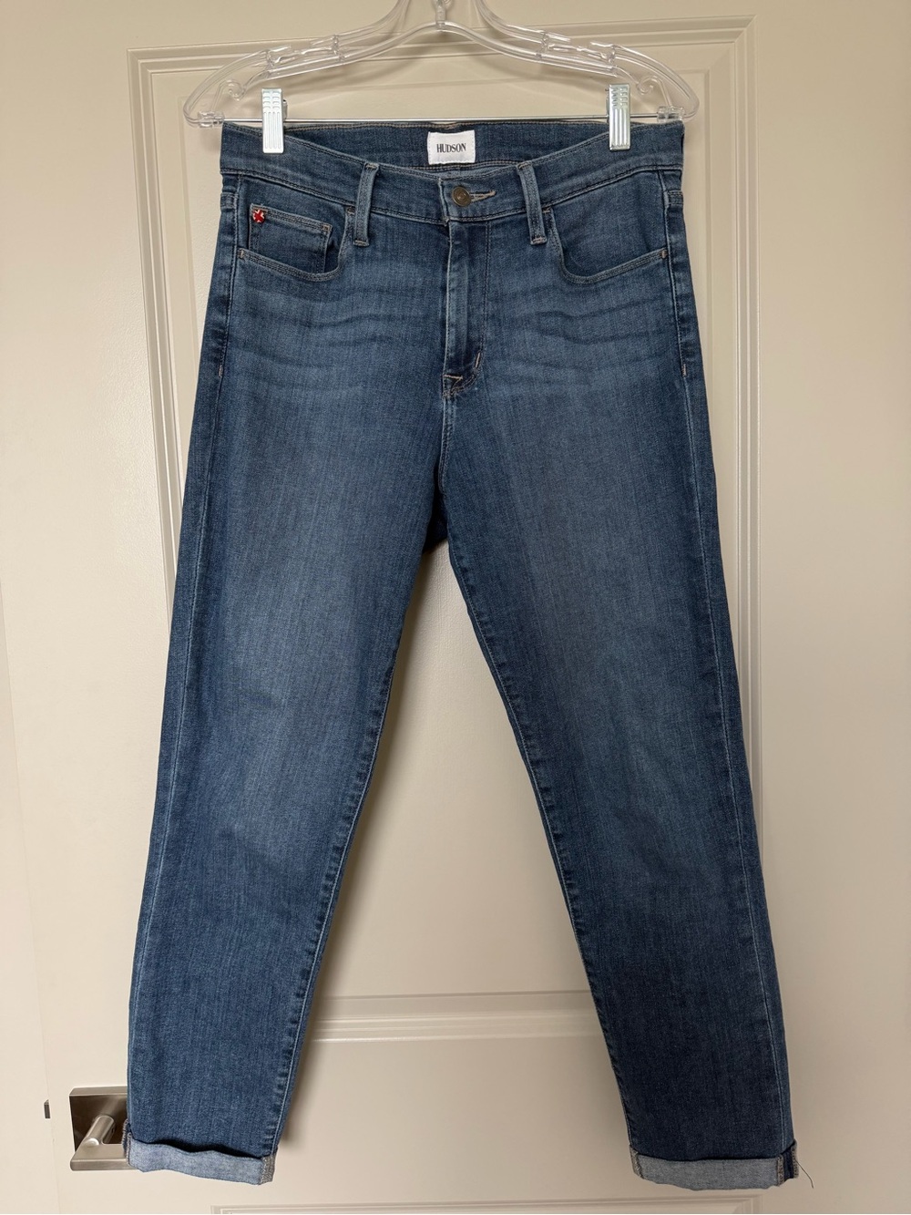 Hudson Jeans Women’s Dark Blue Slim Straight Jeans